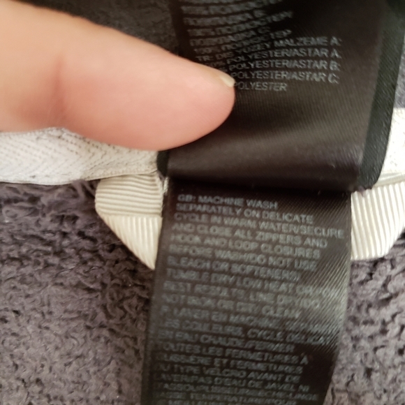 Vintage The North Face Fleece Teddy Full Zip Jacket Gray Size Medium - Picture 11 of 13